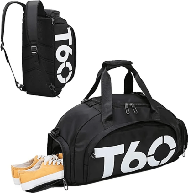 Fashion T60 travel duffel gym backpack