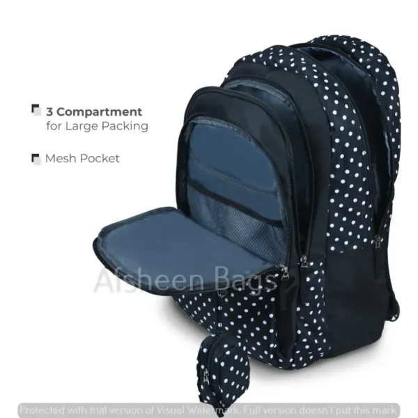 Espiral Polka Dot Children School Bags For Kids Satchel Primary Orthopedic Backpacks Angle Book Schoolbag (19") - Image 3