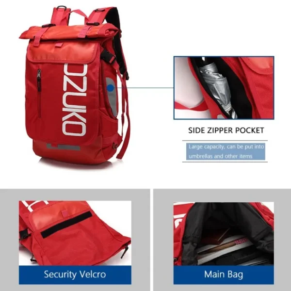 Trendy & Durable Backpack School Bags for Teenagers Boys - Ozuko 8020 - Image 4