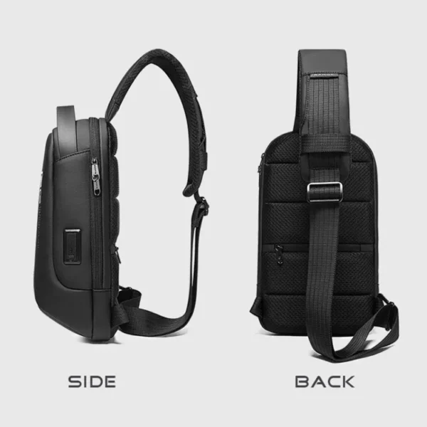 Sleek Men’s One-Shoulder Casual Business Messenger Bag – Waterproof and Durable Design - Image 2