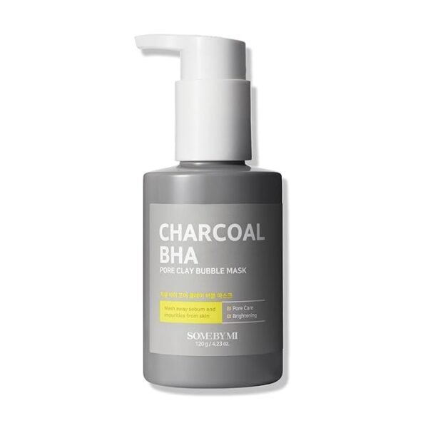 Deep Clean & Brighten: SOME BY MI Charcoal BHA Bubble Mask
