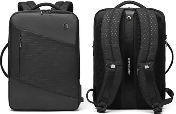 Men's travel backpack with USB charging - Image 2