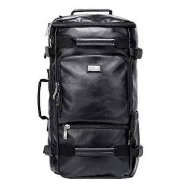 WITZMAN 21 inch PU leather travel rucksack - Image 2