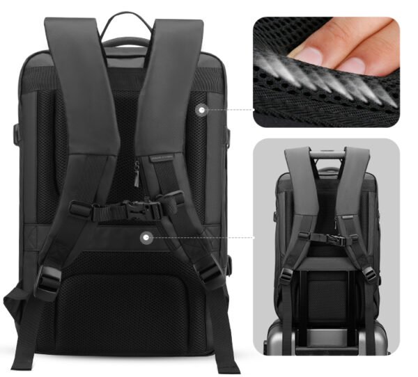 Mark Ryden MR9299YY expandable 17-inch laptop backpack - Image 5
