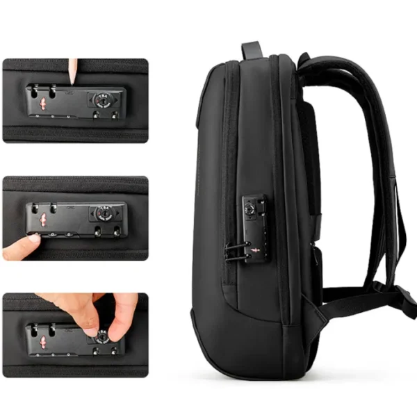 Mark Ryden COMPILO MR9000 Premium Digital Lock Laptop Backpack - Image 6
