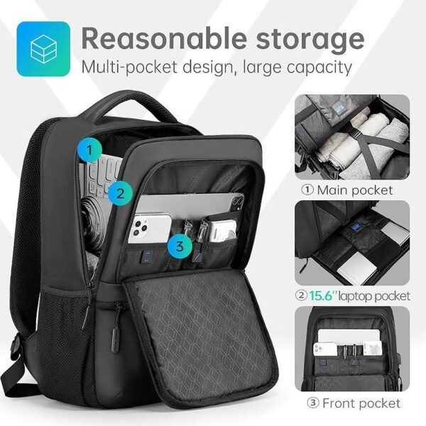 Mark Ryden MR9031 waterproof business laptop backpack - Image 2