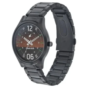 Fastrack Space Rover Quartz Analog Stainless Steel Watch for Guys