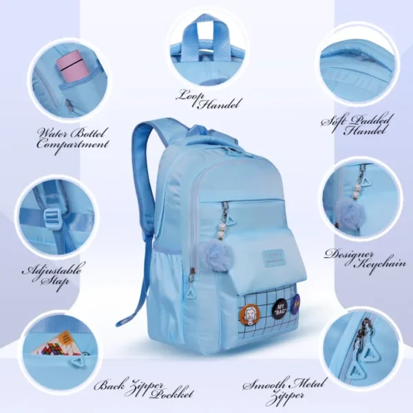 Espiral Clinton Stylish Waterproof Kids School Backpack - Image 7