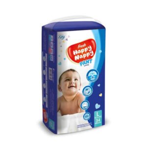 Fresh Happy Nappy Pants: Move with Confidence (Large, 9-14kg, 34pcs)