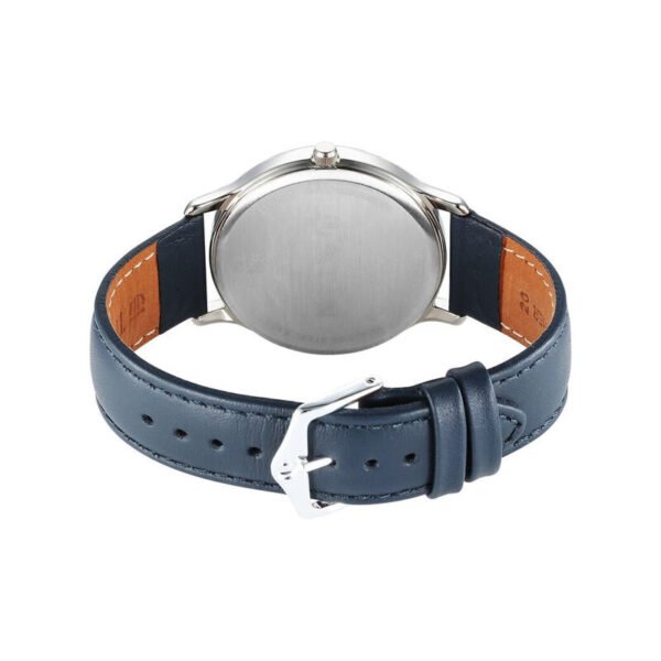 Titan Karishma Quartz Analog Blue Dial Leather Strap Men's Watch (1825SL14) - Image 2