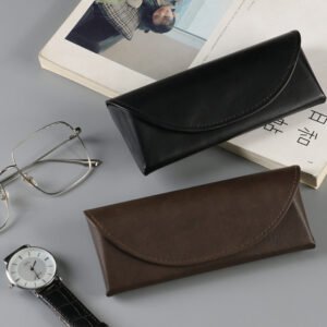Leather Glasses Case, Soft Sunglasses Bag