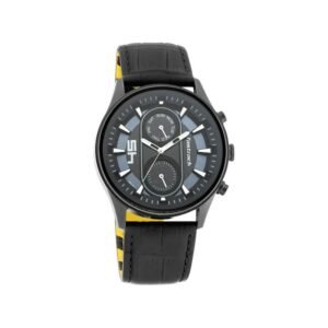 Fastrack 3224NL01 Fastfit Watch with Black Dial & Leather Strap Men’s Watch