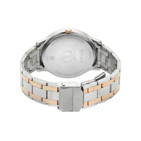 Titan NR1825KM01 Blue Dial Stainless Steel Strap Watch for Men - Image 2