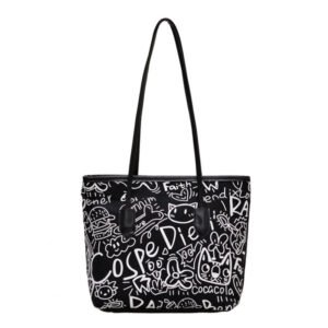 Canvas Bag Printed Shoulder Bag Women's Tote Bag