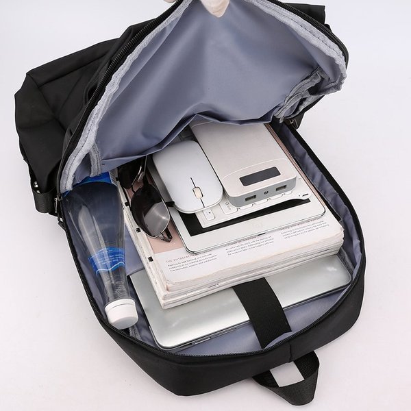 Men's Business Backpack Multifunctional Bag Outdoor Travel Bag Student Schoolbag - Image 4