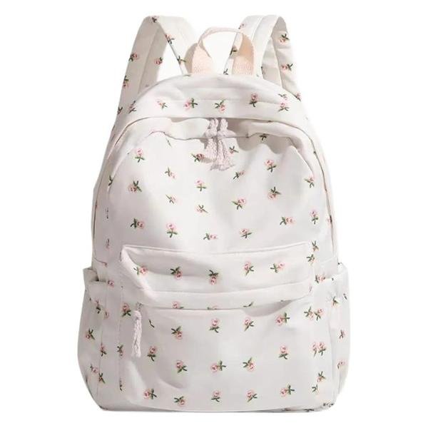Women's Schoolbag Style Small Floral Printed Backpack for Women Students - Image 3