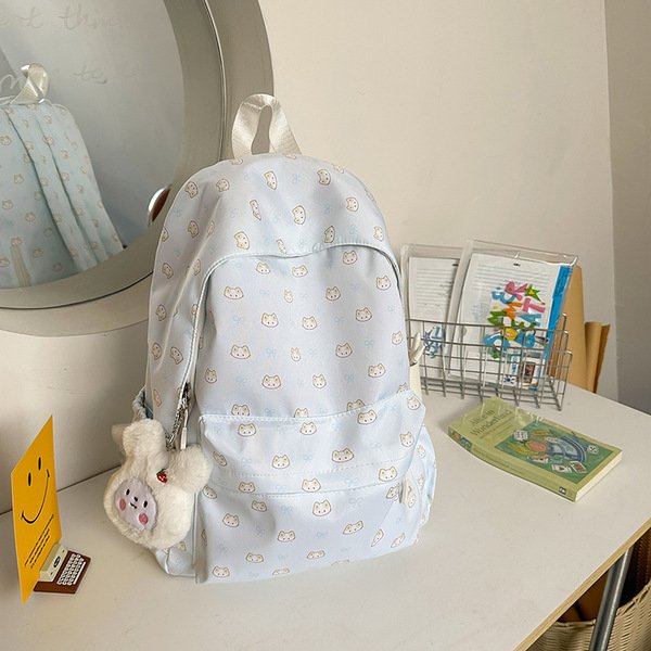 Cute Bow Bag Cat Girl Gentle Japanese Junior High School Puppy College Student Backpack
