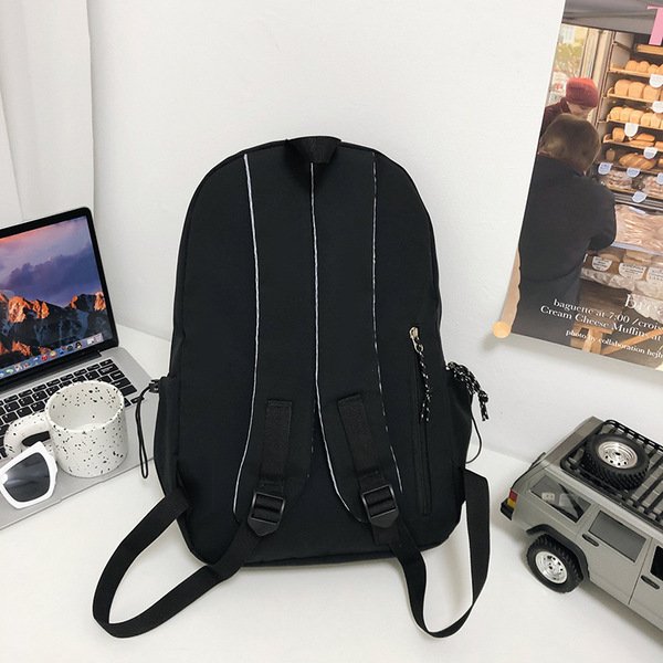 Student backpack female & male student lightweight travel bag simple casual backpack male fashion large capacity backpack summer - Image 4