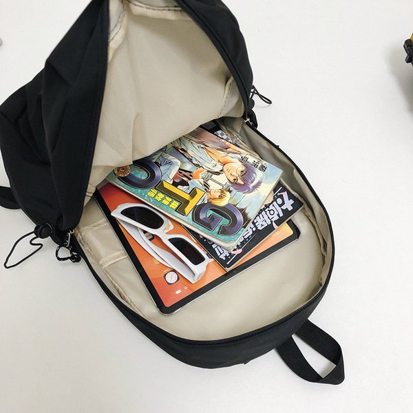 Student backpack female & male student lightweight travel bag simple casual backpack male fashion large capacity backpack summer - Image 2