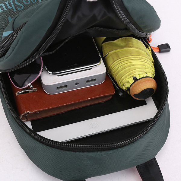 Chest bag multi-functional fashion shoulder bag waterproof nylon cloth shoulder messenger bag - Image 6