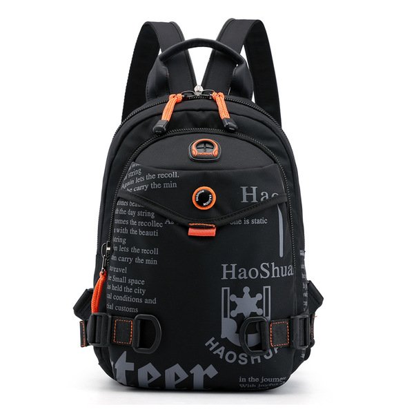 Chest bag multi-functional fashion shoulder bag waterproof nylon cloth shoulder messenger bag - Image 4