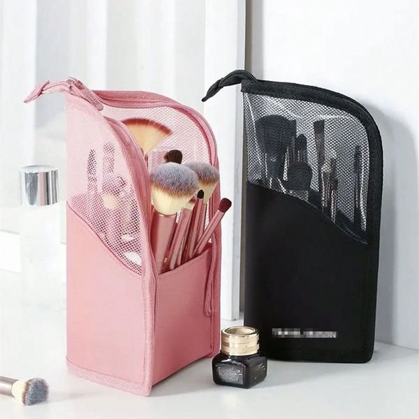 Large-Capacity Simple Eyebrow Pencil Bag Portable Cosmetic Bag Waterproof Visual Cosmetics Storage Bag