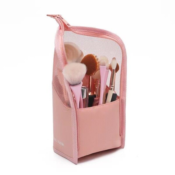 Large-Capacity Simple Eyebrow Pencil Bag Portable Cosmetic Bag Waterproof Visual Cosmetics Storage Bag - Image 2